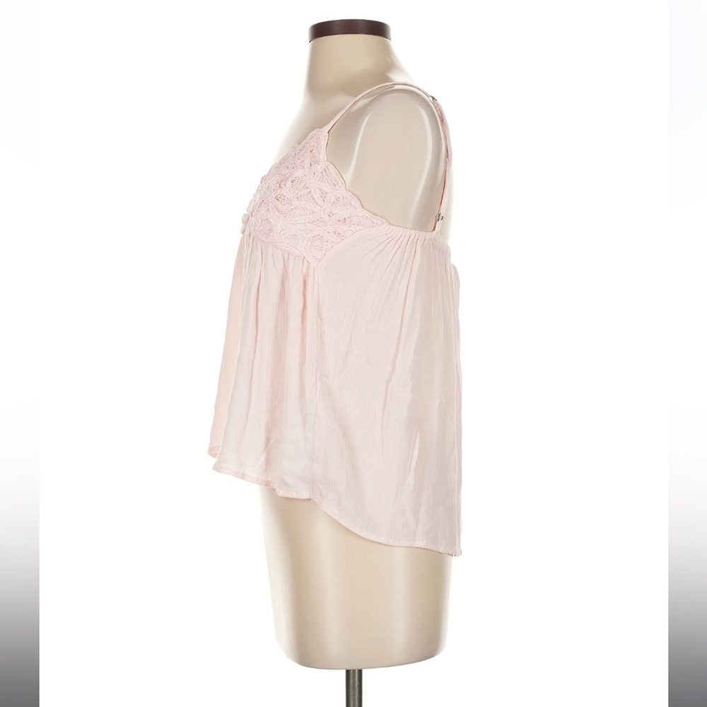 Vintage Abercrombie & Fitch Babydoll Camisole XS Pink Lace Y2K Fairy Coquette - Picture 4 of 8